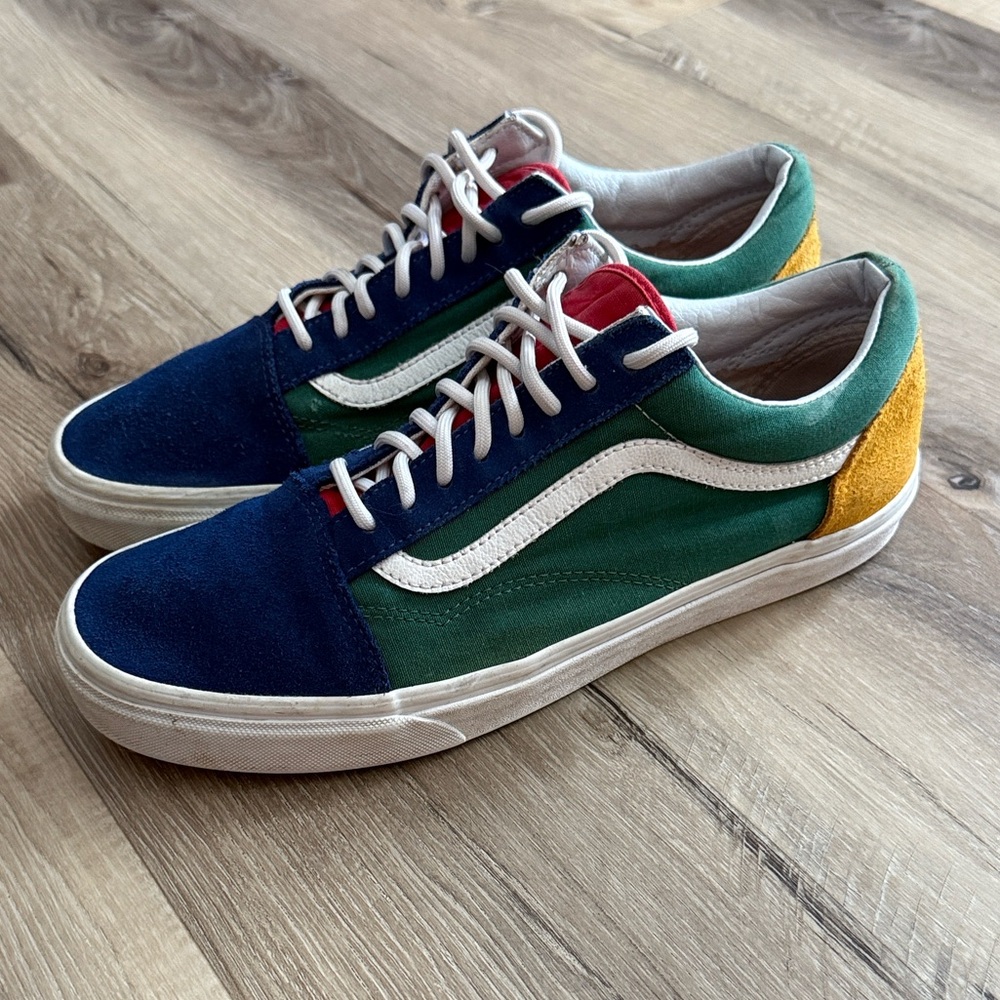 Vans Blue Green Yellow Men's Sneakers